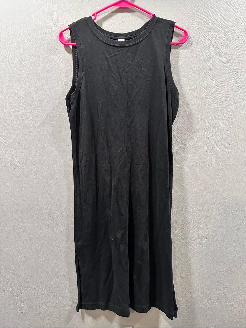 Old Navy Black Sleeveless Midi Dress